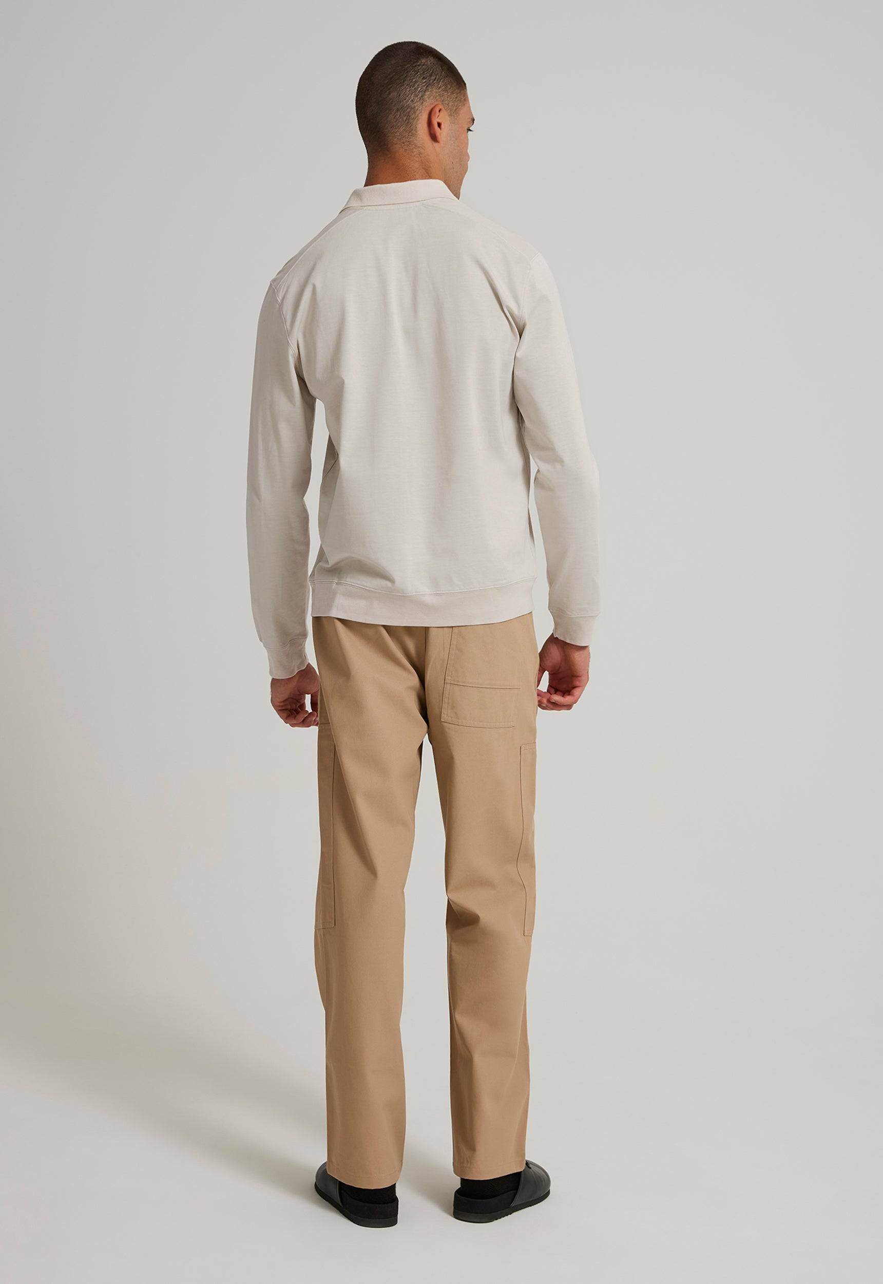 Jac+Jack HAZEL COTTON RUGBY in Sand Tint